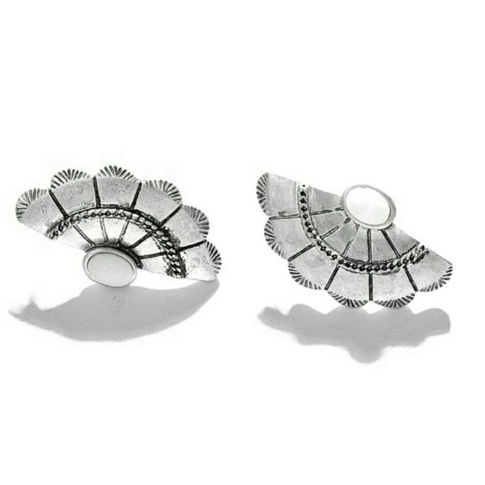 Sea Goddess Fan Earrings
